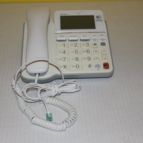 at&t | Office | Att White Phone Digital Answering System | Poshmark